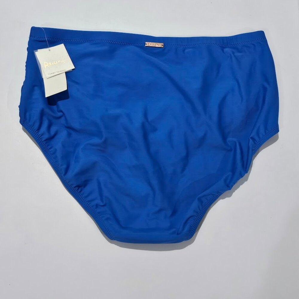 Raisins Curve Calina Solids Costa Bikini Bottom Blue - Picture 6 of 9